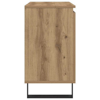 vidaXL Bathroom Cabinet Artisan Oak 58x33x60 cm Engineered Wood