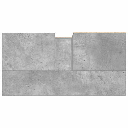 vidaXL Bathroom Sink Cabinet Concrete Grey 65x33x60 cm Engineered Wood
