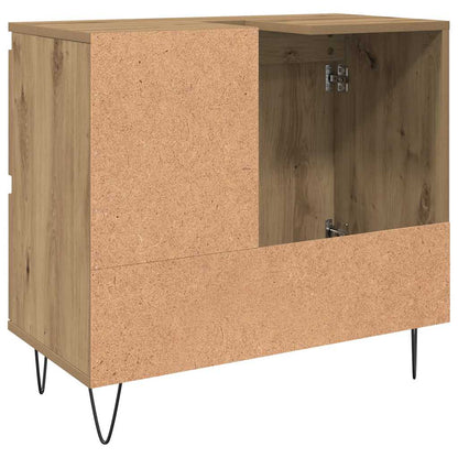 vidaXL Sink Cabinet Artisan Oak 65x33x60 cm Engineered Wood