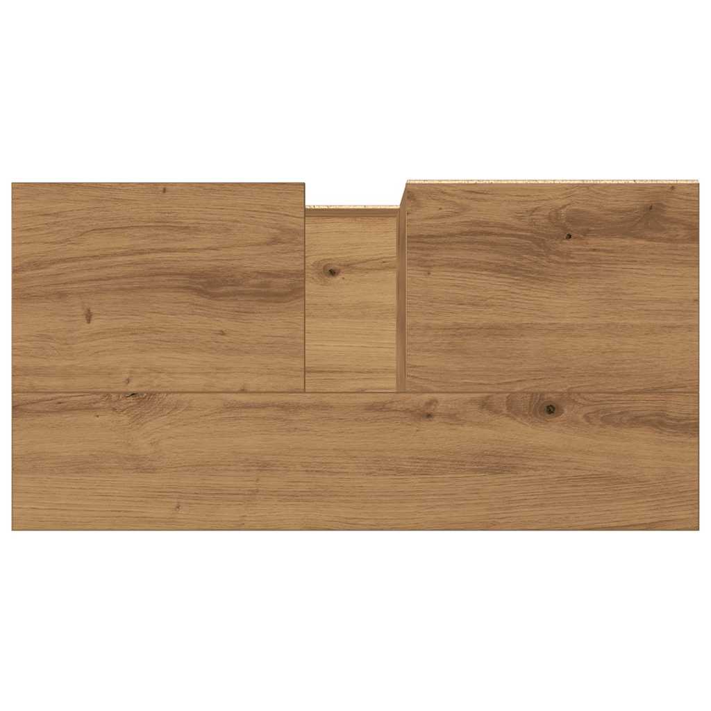 vidaXL Bathroom Sink Cabinet Artisan Oak 65x33x60 cm Engineered Wood