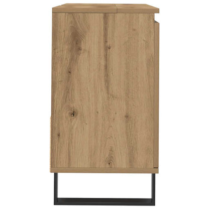 vidaXL Bathroom Sink Cabinet Artisan Oak 65x33x60 cm Engineered Wood