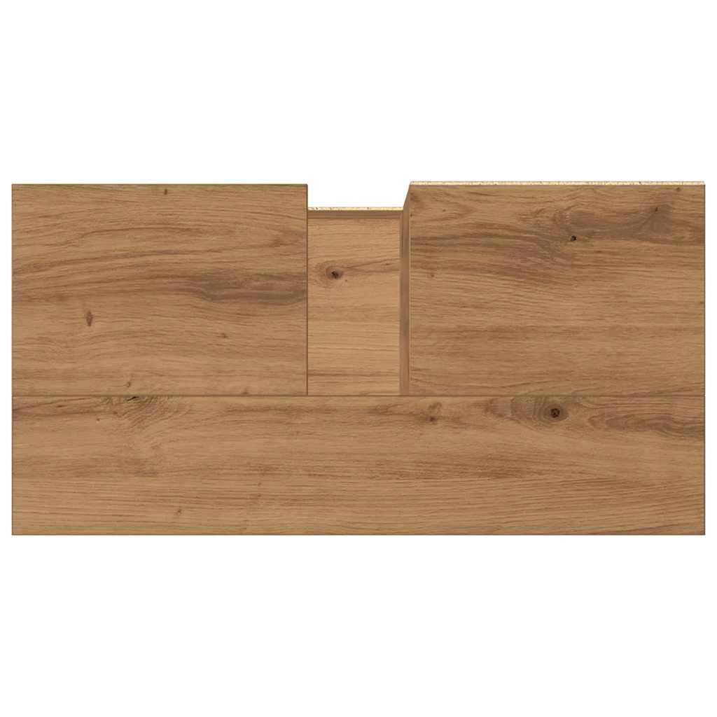 vidaXL Bathroom Sink Cabinet Artisan Oak 65x33x60 cm Engineered Wood