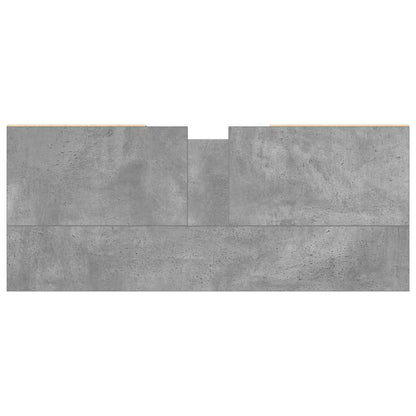 vidaXL Bathroom Cabinet Concrete Grey 80x33x60 cm Engineered Wood
