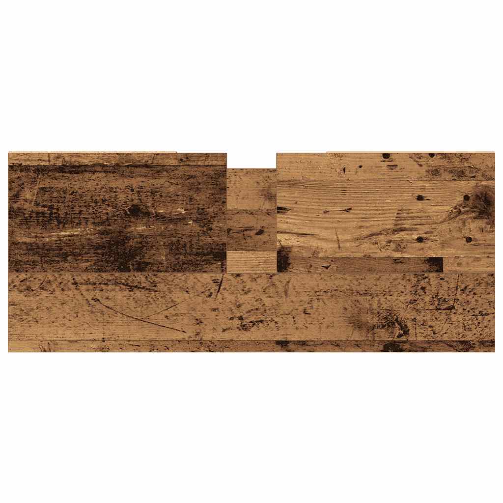 vidaXL Bathroom Cabinet Old Wood 80x33x60 cm Engineered Wood