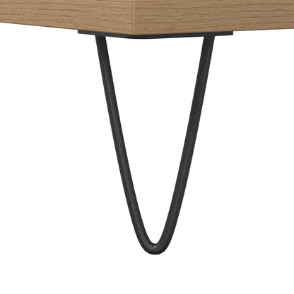 vidaXL Bathroom Cabinet Artisan Oak 80x33x60 cm Engineered Wood