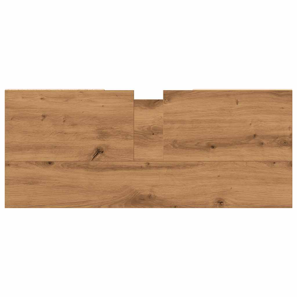 vidaXL Bathroom Sink Cabinet Artisan Oak 80x33x60 cm Engineered Wood