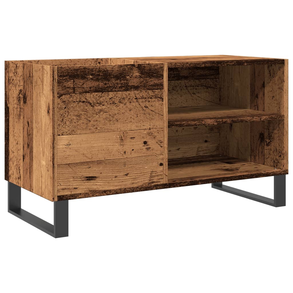 vidaXL Record Cabinet Old Wood 84.5x38x48 cm Engineered Wood