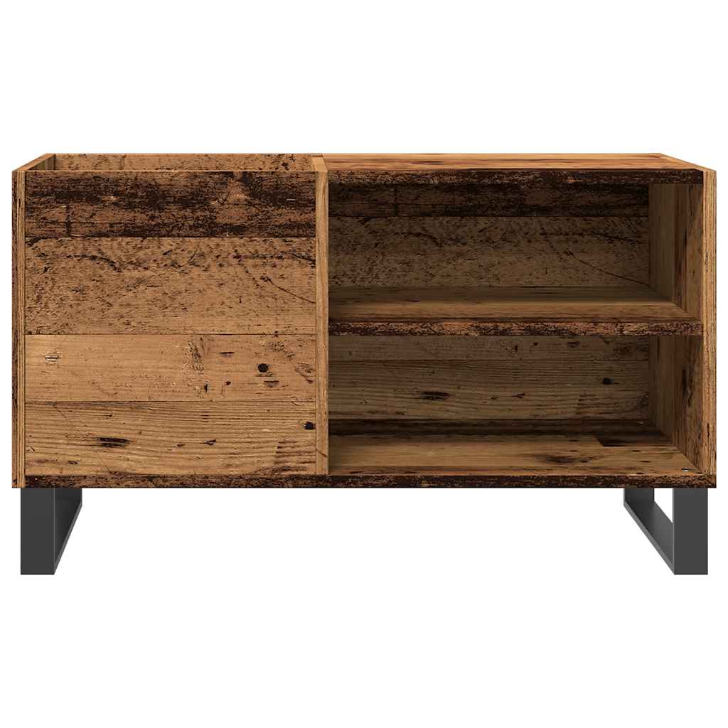 vidaXL Record Cabinet Old Wood 84.5x38x48 cm Engineered Wood