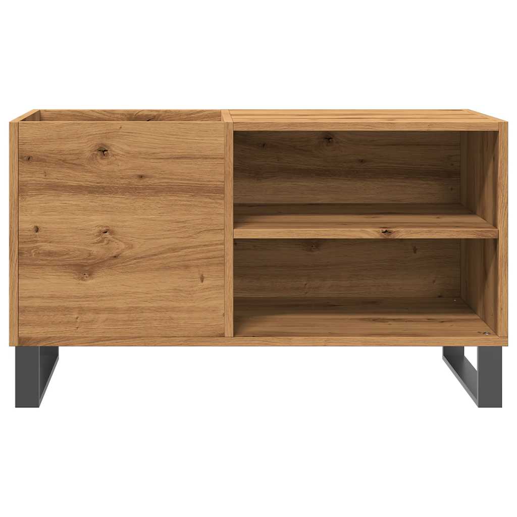vidaXL Record Cabinet Artisan Oak 84.5x38x48 cm Engineered Wood