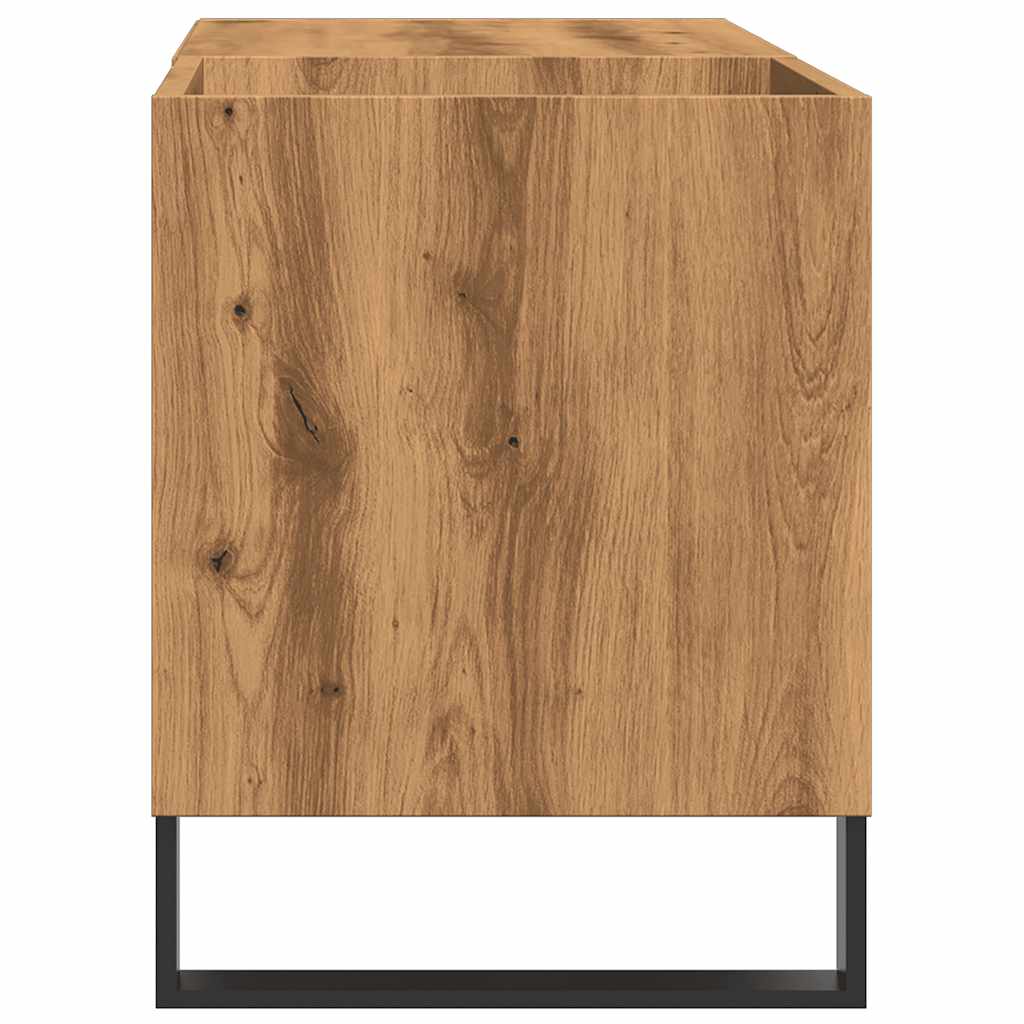 vidaXL Record Cabinet Artisan Oak 84.5x38x48 cm Engineered Wood