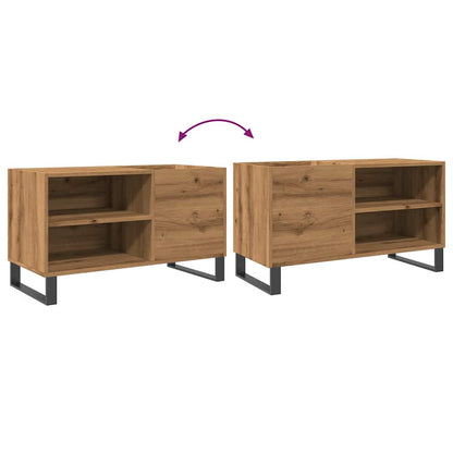 vidaXL Record Cabinet Artisan Oak 84.5x38x48 cm Engineered Wood