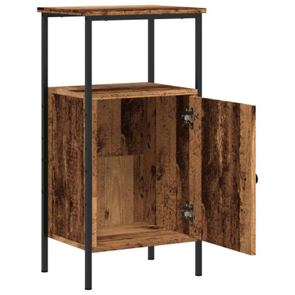 vidaXL Bedside Cabinets 2 pcs Old Wood 41x31x80 cm Engineered Wood