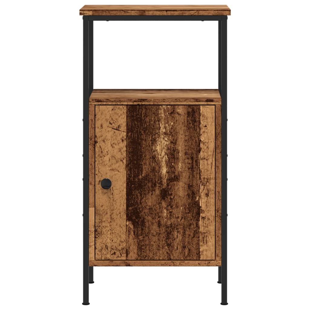 vidaXL Bedside Cabinets 2 pcs Old Wood 41x31x80 cm Engineered Wood