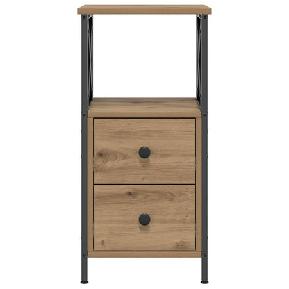 vidaXL Bedside Cabinet Artisan Oak 34x35,5x70 cm Engineered Wood