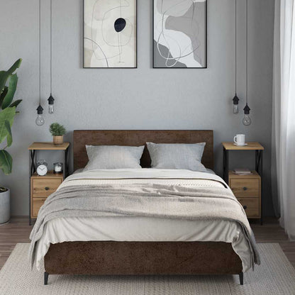 vidaXL Bedside Cabinets 2 pcs Artisan Oak 34x35,5x70 cm Engineered Wood