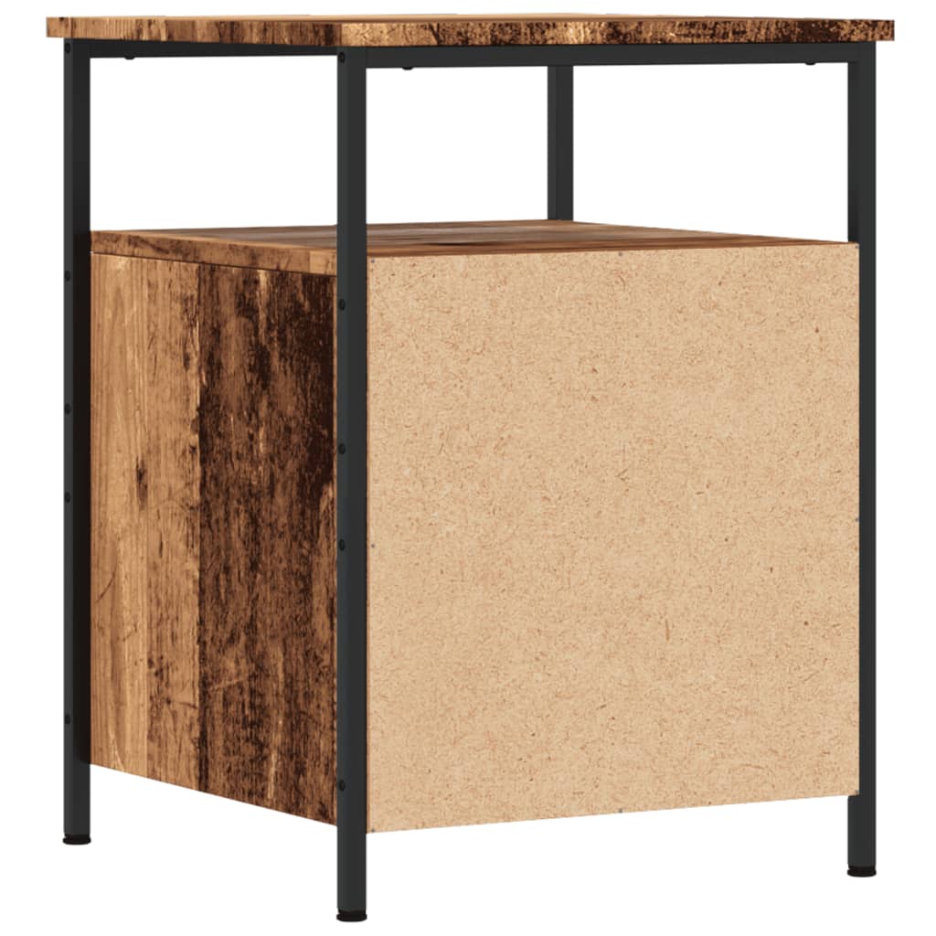 vidaXL Bedside Cabinet Old Wood 44x45x60 cm Engineered Wood