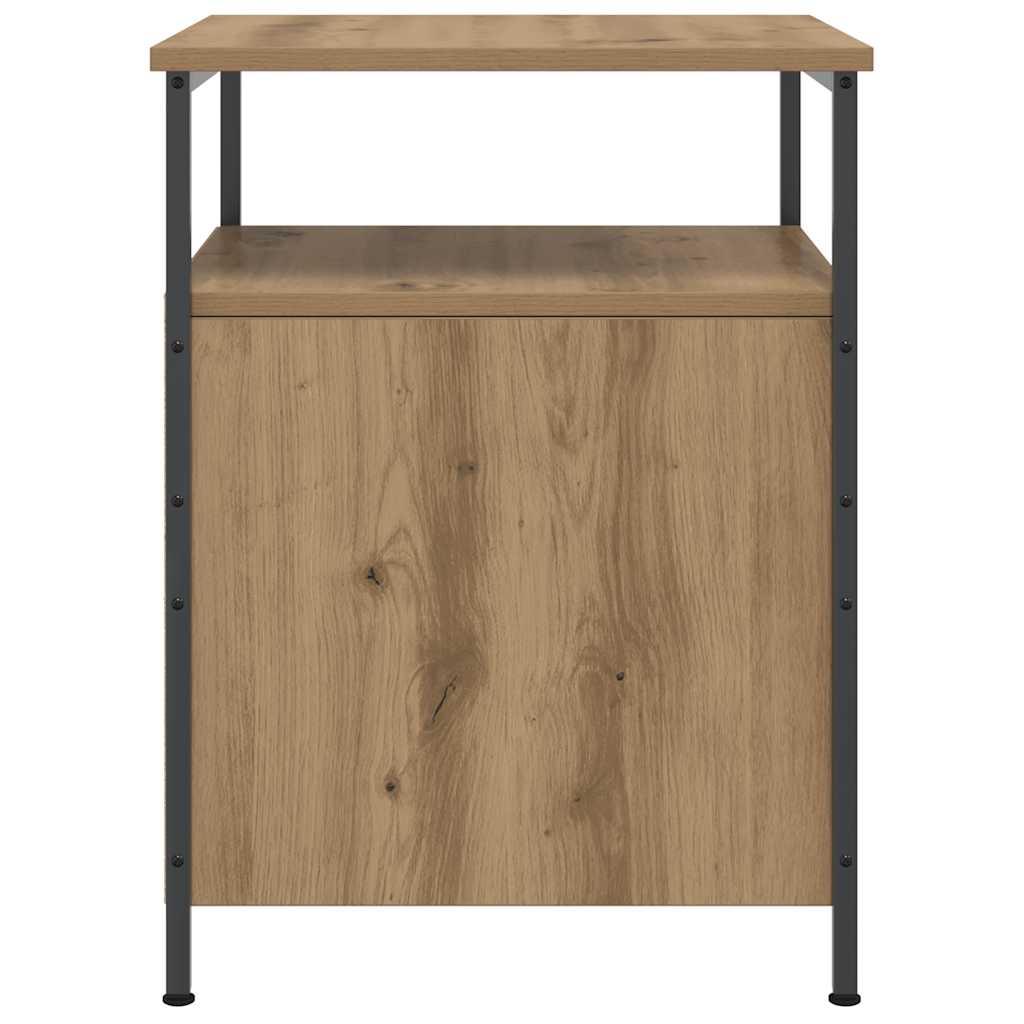 vidaXL Bedside Cabinet Artisan Oak 44x45x60 cm Engineered Wood