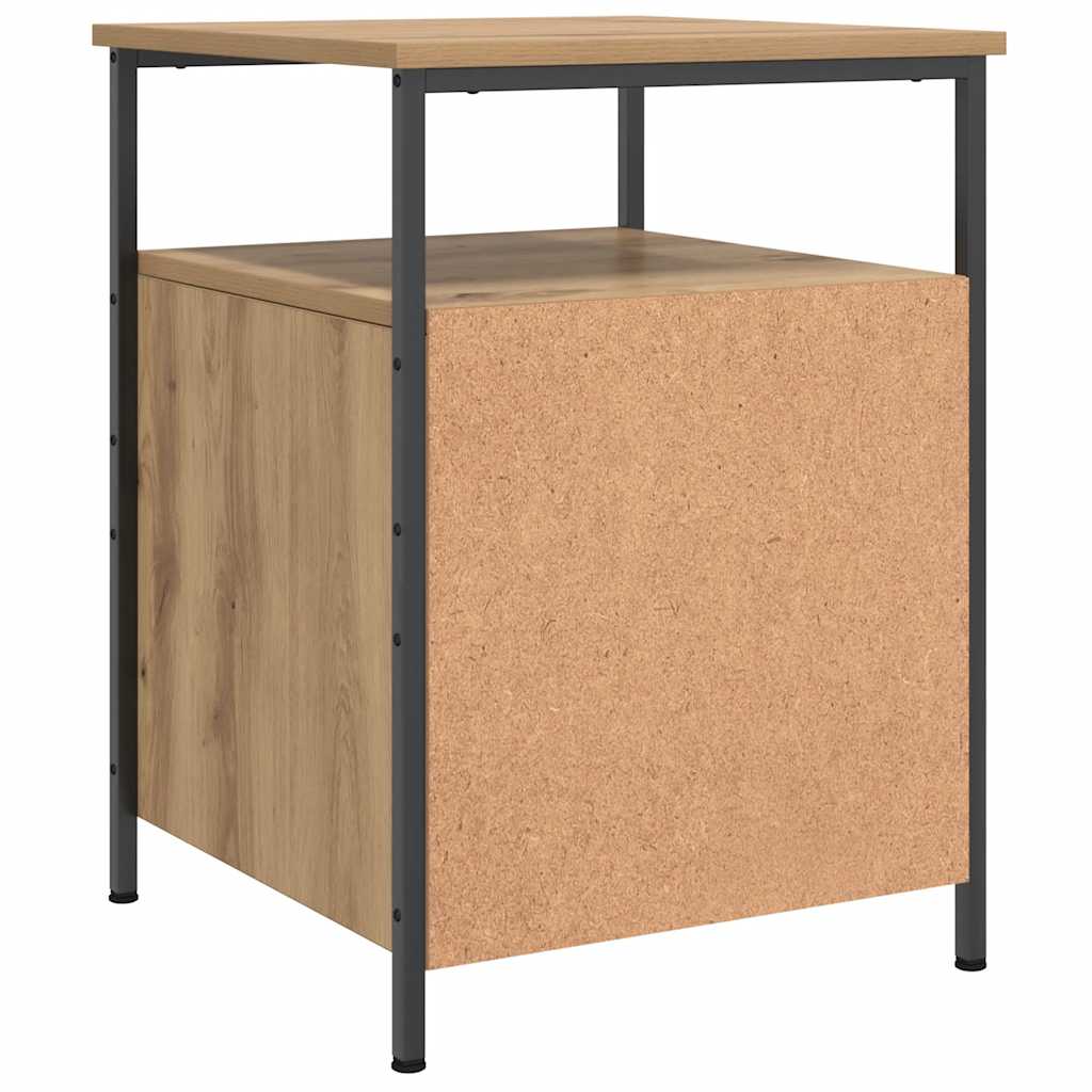 vidaXL Bedside Cabinet Artisan Oak 44x45x60 cm Engineered Wood