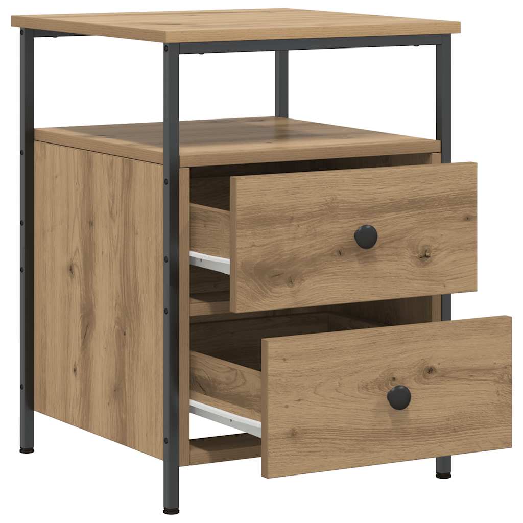 vidaXL Bedside Cabinets 2 pcs Artisan Oak 44x45x60 cm Engineered Wood