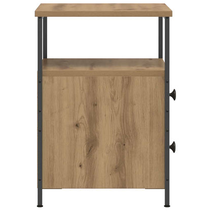 vidaXL Bedside Cabinets 2 pcs Artisan Oak 34x35.5x50 cm Engineered Wood