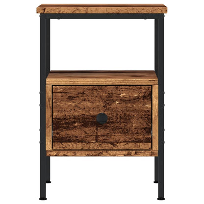 vidaXL Bedside Cabinets 2 pcs Old Wood 34x36x50 cm Engineered Wood