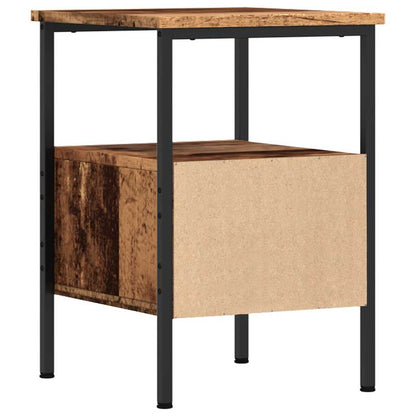 vidaXL Bedside Cabinets 2 pcs Old Wood 34x36x50 cm Engineered Wood