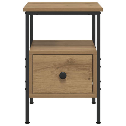vidaXL Bedside Cabinet Artisan Oak 34x36x50 cm Engineered Wood