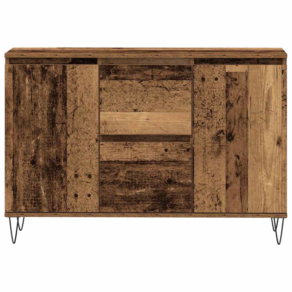 vidaXL Sideboard Old Wood 101.5x35x70 cm Engineered Wood