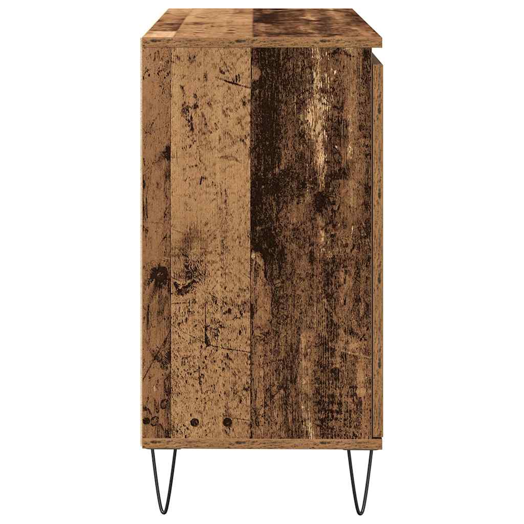vidaXL Sideboard Old Wood 101.5x35x70 cm Engineered Wood