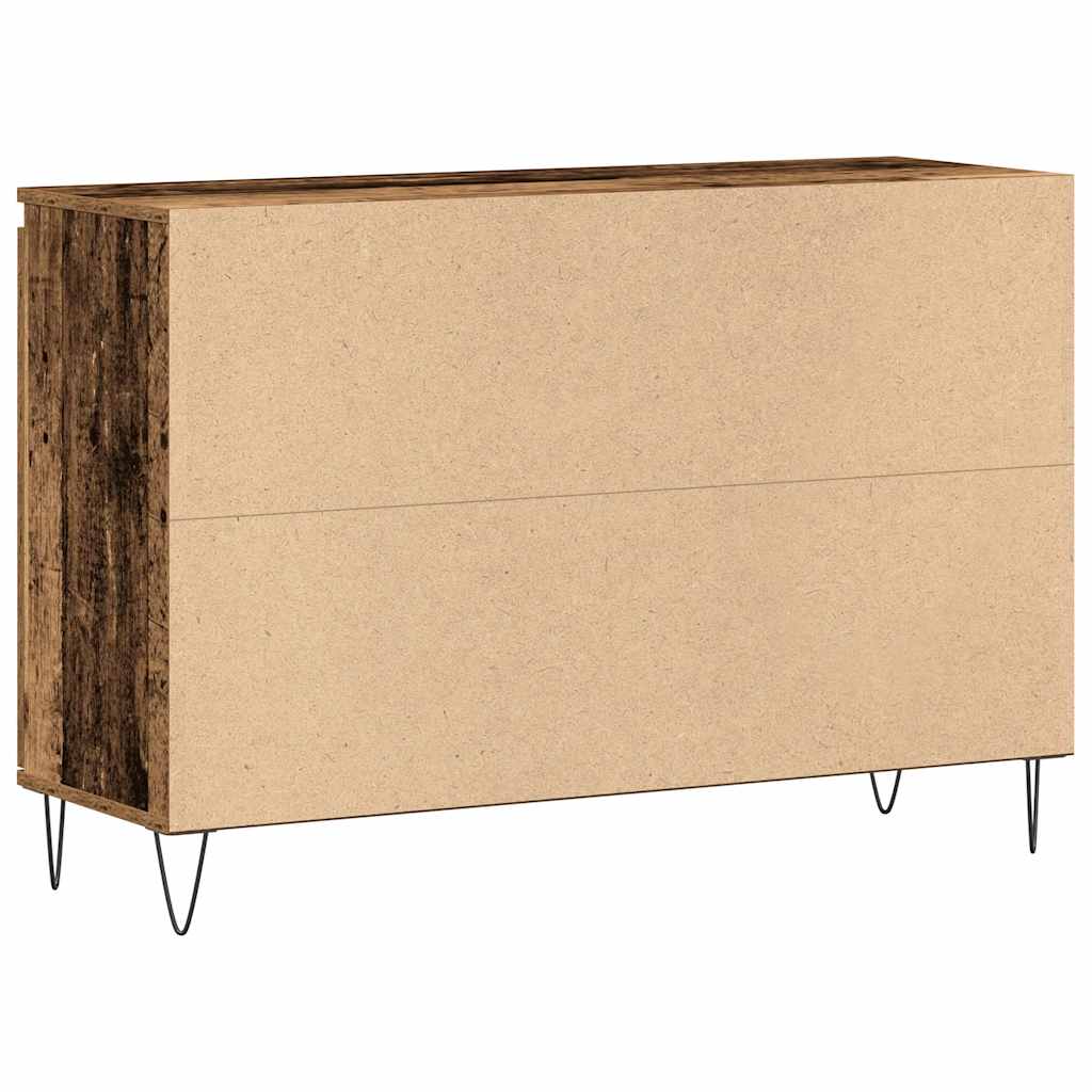 vidaXL Sideboard Old Wood 101.5x35x70 cm Engineered Wood