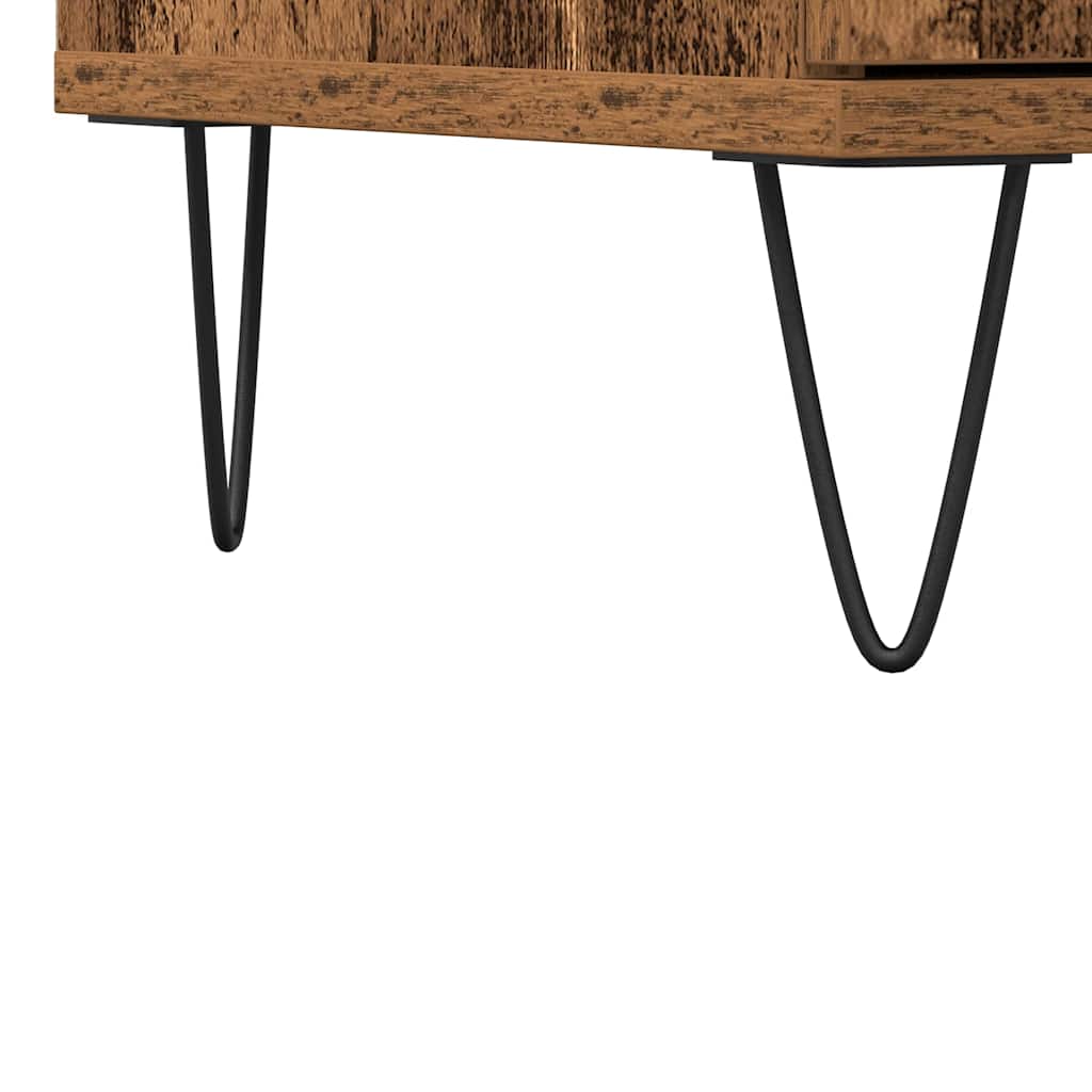 vidaXL Sideboard Old Wood 101.5x35x70 cm Engineered Wood
