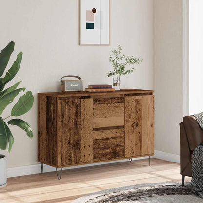 vidaXL Sideboard Old Wood 101.5x35x70 cm Engineered Wood