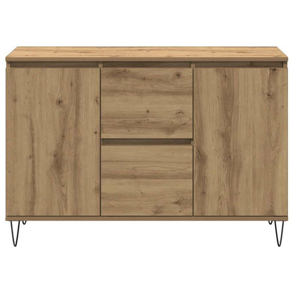 vidaXL Sideboard Artisan Oak 101.5x35x70 cm Engineered Wood