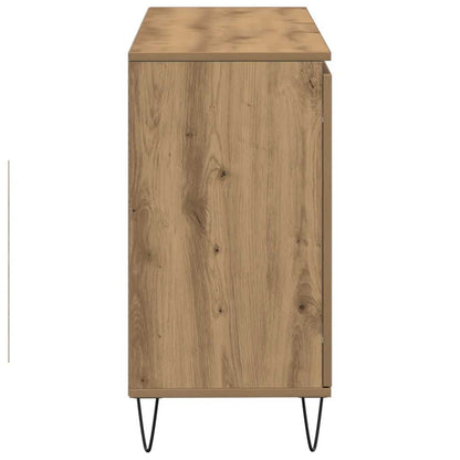 vidaXL Sideboard Artisan Oak 101.5x35x70 cm Engineered Wood