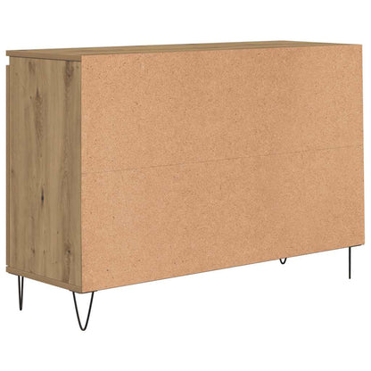vidaXL Sideboard Artisan Oak 101.5x35x70 cm Engineered Wood