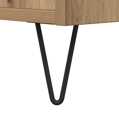 vidaXL Sideboard Artisan Oak 101.5x35x70 cm Engineered Wood