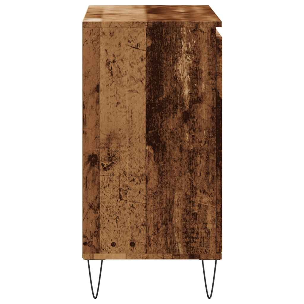 vidaXL Sideboard Old Wood 101.5x35x70 cm Engineered Wood