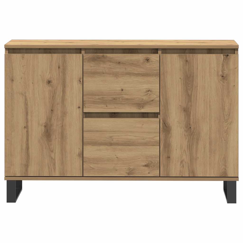 vidaXL Sideboard Artisan Oak 101.5x35x70 cm Engineered Wood