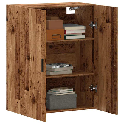 vidaXL Wall Mounted Cabinet Old Wood 69.5x34x90 cm