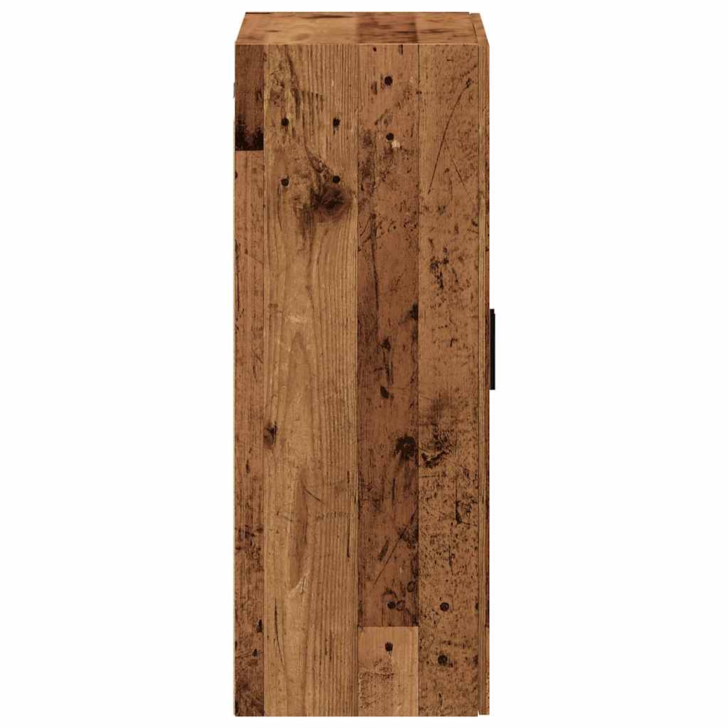 vidaXL Wall Mounted Cabinet Old Wood 69.5x34x90 cm