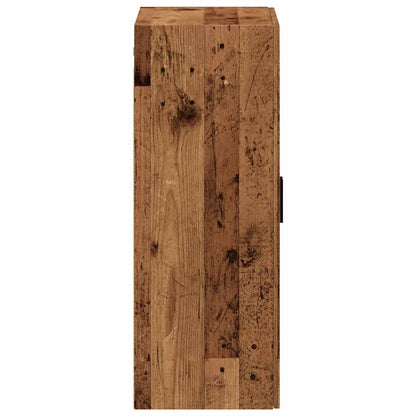 vidaXL Wall Mounted Cabinet Old Wood 69.5x34x90 cm
