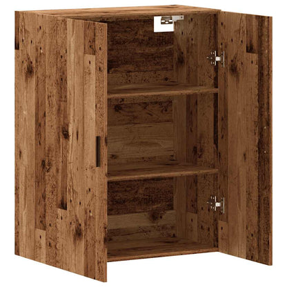 vidaXL Wall Mounted Cabinet Old Wood 69.5x34x90 cm