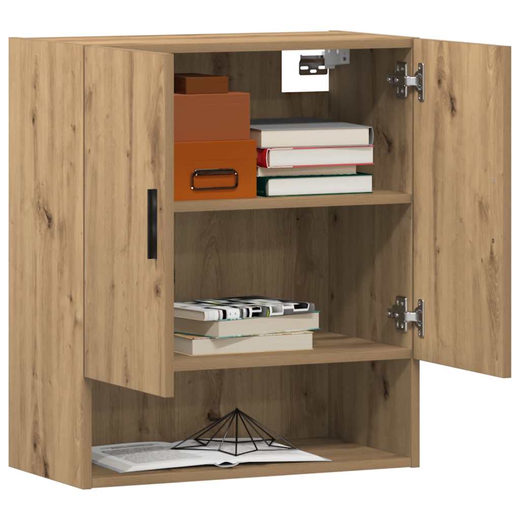 vidaXL Wall Cabinet Artisan Oak 60x31x70 cm Engineered Wood