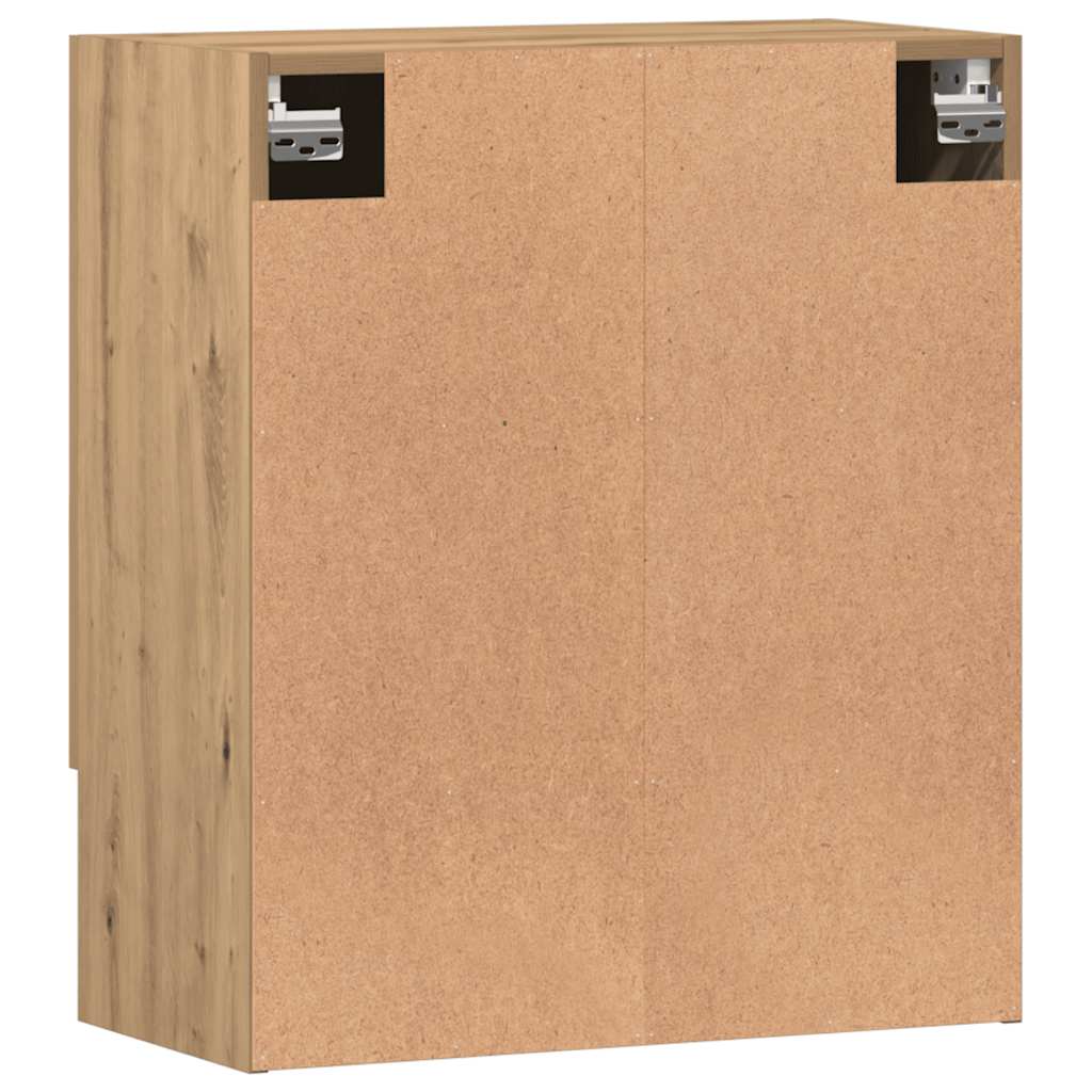 vidaXL Wall Cabinet Artisan Oak 60x31x70 cm Engineered Wood