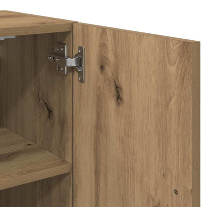 vidaXL Wall Cabinet Artisan Oak 60x31x70 cm Engineered Wood