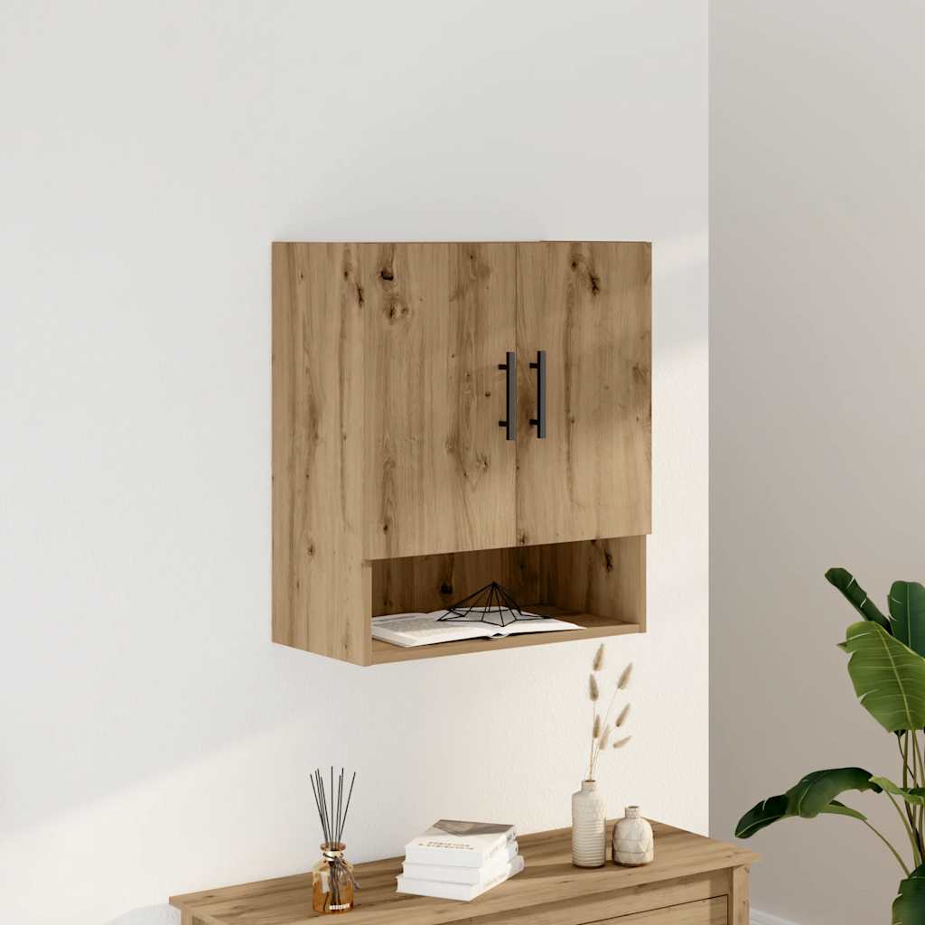 vidaXL Wall Cabinet Artisan oak 60x31x70 cm Engineered Wood