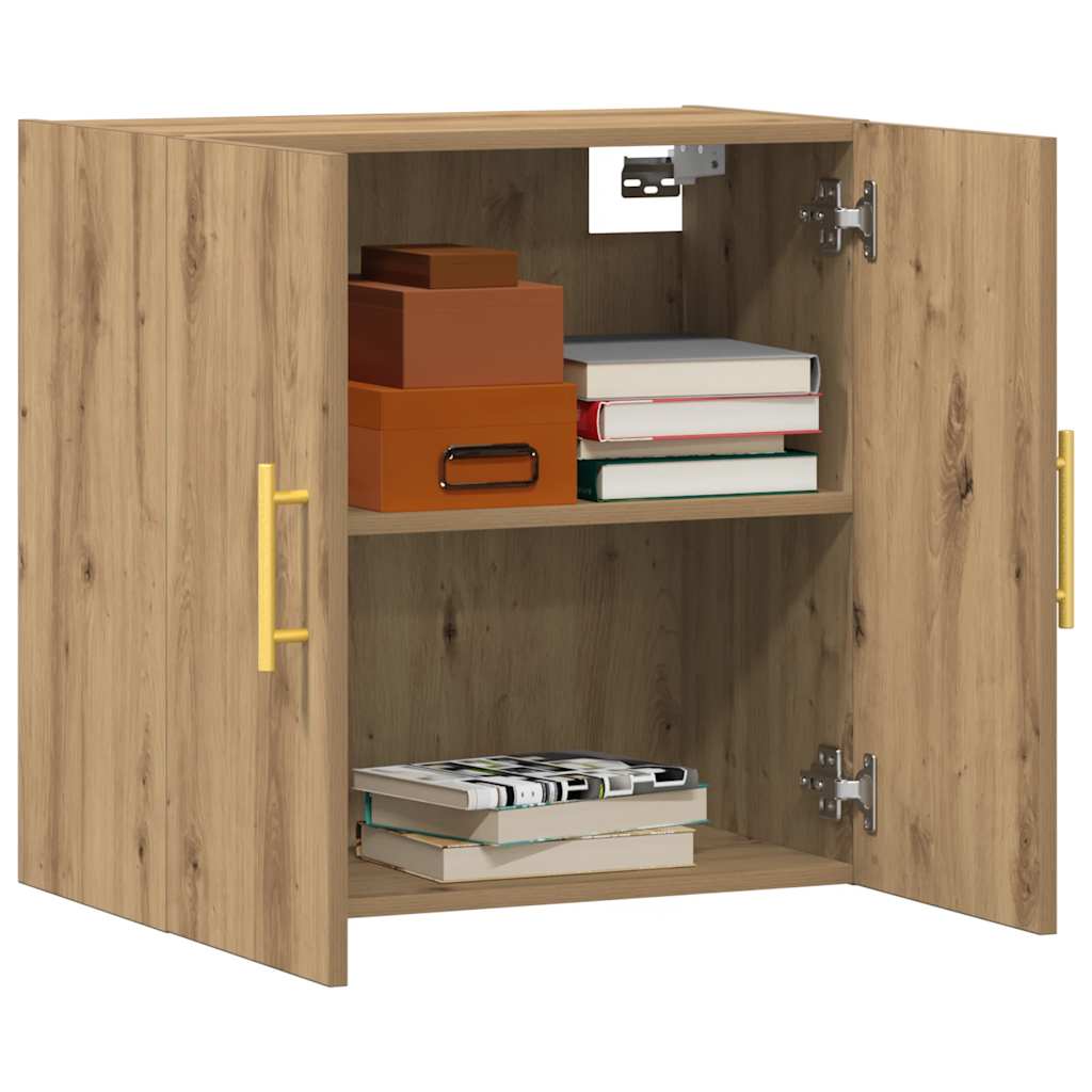 vidaXL Wall Cabinet Artisan Oak 60x31x60 cm Engineered Wood