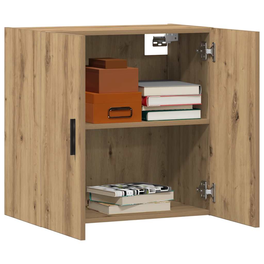 vidaXL Wall Cabinet Artisan Oak 60x31x60 cm Engineered Wood