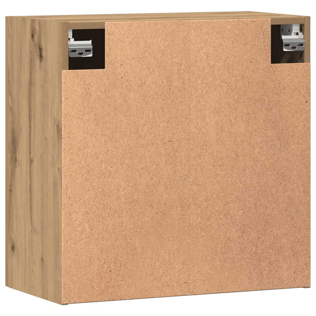 vidaXL Wall Cabinet Artisan Oak 60x31x60 cm Engineered Wood