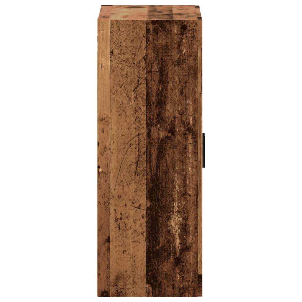 vidaXL Wall Mounted Cabinet Old Wood 69.5x34x90 cm Engineered Wood